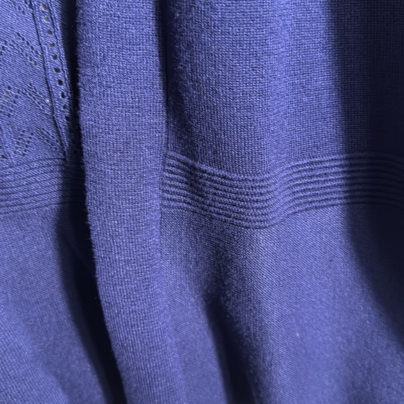 Ellie cardigan women’s‎ blue nwt  peplum cut open cardigan lightweight - Picture 4 of 10